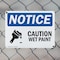 Signmission Caution Wet Paint, 14 in W x Rectangle, Plastic OS-2PACK-NS-P-1014-L-10524 - alternate 4